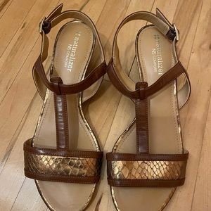 Naturalizer sandals with some sparkle.